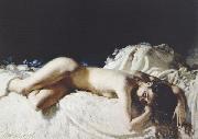 Sir William Orpen A Woman oil